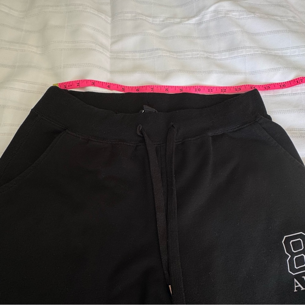 Ardene Black 82 Angel Joggers Women's M Y2K Streetwear Athleisure Sweatpants - Picture 7 of 10